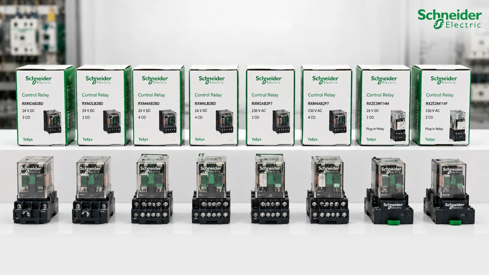 Schneider relay verities