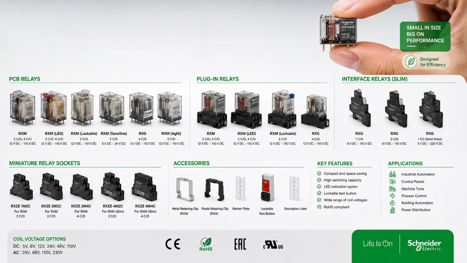 Schneider miniature relay